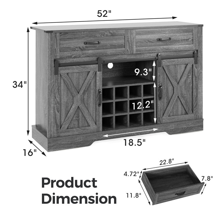 Birdsall wine bar cabinet gracie online oaks